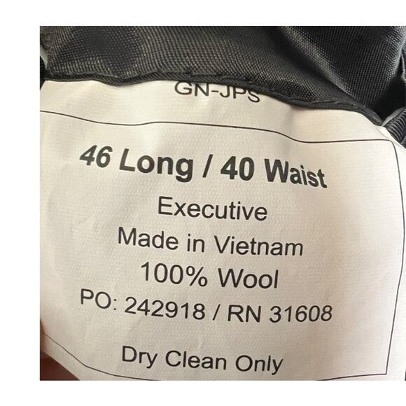 Jos. A. Bank Gray Wool Blazer Sport Coat 46 long Preppy Career Twee - Picture 9 of 11